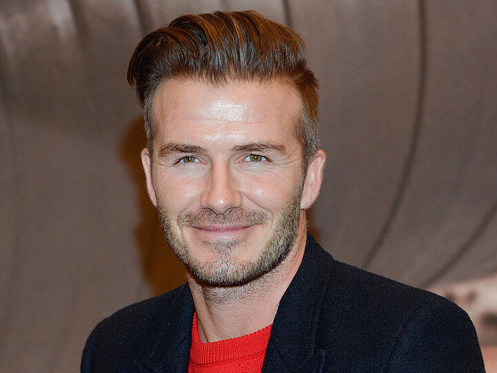 David Beckham bei einem Event der Modekette H&M in New York