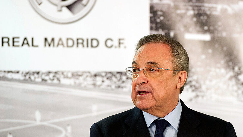 Einer der Initiatoren der Super League: Florentino Pérez, Präsident von Real Madrid. Einer der Initiatoren der Super League: Florentino Pérez, Präsident von Real Madrid.
