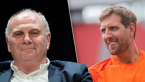 Dirk Nowitzki beim FC Bayern? Kein unvorstellbares Szenario für Uli Hoeneß.