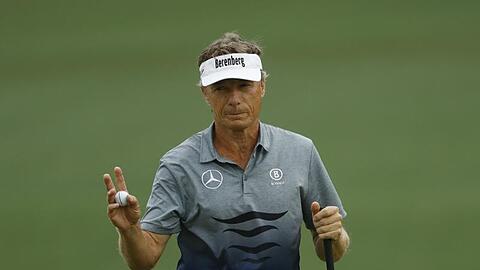 In Augusta auf Kurs: Bernhard Langer.