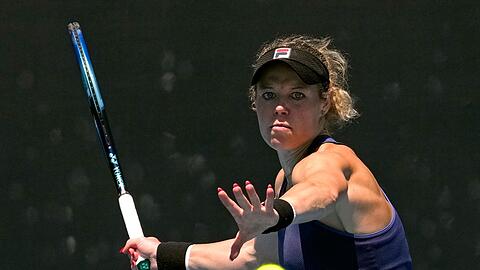 Laura Siegemund kämpfte auch in der ersten Runde der Australian Open um jeden Ball.