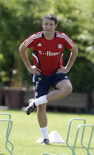 Hier in Klinsmann-Buddha-Pose.