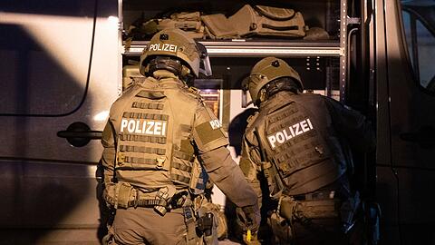 Beamte eines Spezialeinsatzkommandos (SEK) der Polizei (Symbolbild).