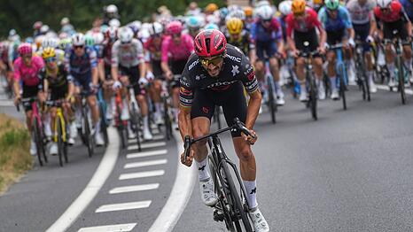 Julian Alaphilippe legt sich am Nationalfeiertag ins Zeug.