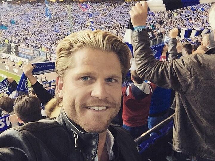 Paul Janke hat am Donnerstag im Stadion dem HSV die Daumen gedrückt