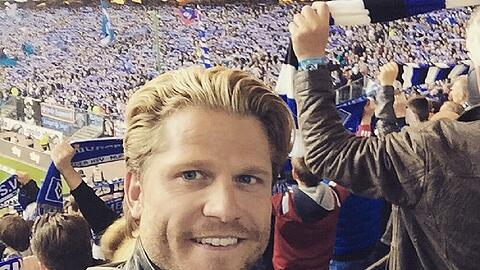 Paul Janke hat am Donnerstag im Stadion dem HSV die Daumen gedrückt