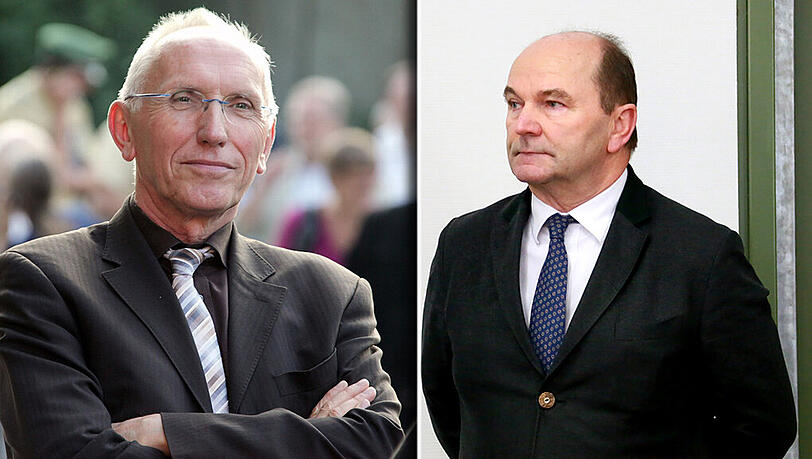 Werden wohl keine Freunde mehr: KVR-Chef Wilfried Blume-Beyerle (links) und Wirt Sepp Krätz. Werden wohl keine Freunde mehr: KVR-Chef Wilfried Blume-Beyerle (links) und Wirt Sepp Krätz.