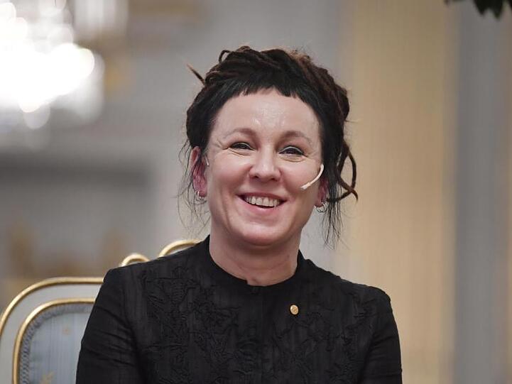 Nobelpreisträgerin Olga Tokarczuk sprach über Fake News und Fiktion.