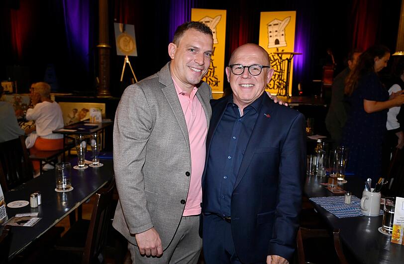 Jürgen Kirner mit Freund Joe Häglsperger