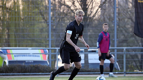 Leandro Morgalla lief zuletzt für die U18-Nationalmannschaft auf.