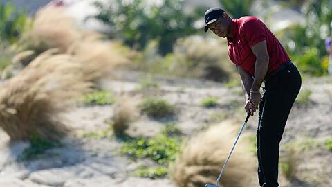 Tiger Woods landete beim Turnier auf den Bahamas mit 288 Schlägen auf Rang 18.