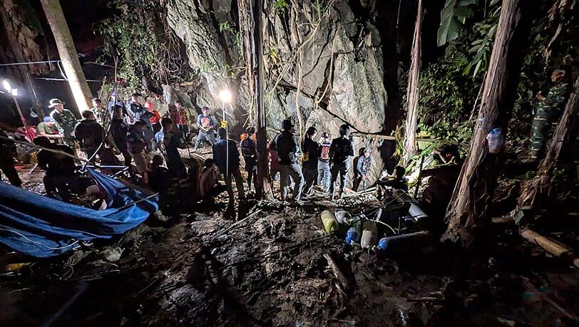 Spezialisten haben nach eigenen Angaben einen neuen Zugang zu der H&ouml;hle gefunden.
