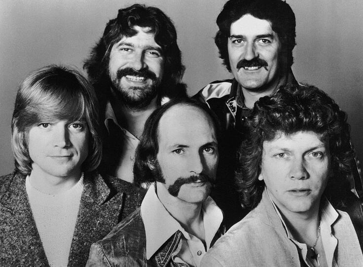 Als S&auml;nger von The Moody Blues feierte Justin Hayward (links) in den 70er-Jahren gro&szlig;e Erfolge.