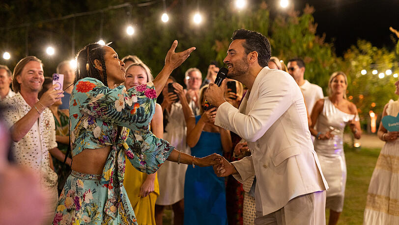 Giovanni Zarrella brachte mit italienischem Charme und seinen Hits die G&auml;ste im Forte Village Resort zum Strahlen