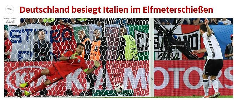 Die Süddeutsche betrachtet den Sieg nüchtern.