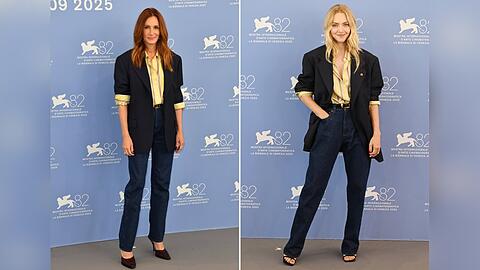 Julia Roberts und Amanda Seyfried trugen in Venedig das gleiche Outfit.