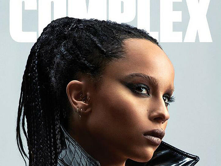 Ganz gefährlich: Zoe Kravitz auf dem "Complex"-Cover