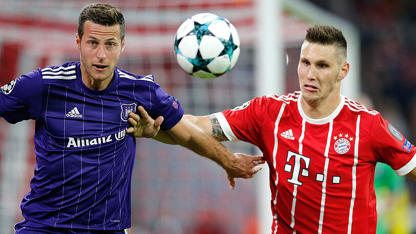 Für Bayern-Neuzugang Niklas Süle (rechts) war es das Debüt in der Champions League.