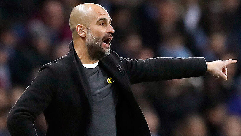 Ein alter Bekannter des FC Bayern: Trainer Pep Guardiola könnte mit Manchester City auf den deutschen Rekordmeister treffen.