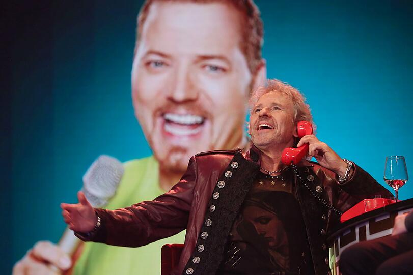 Die lustigsten Bilder vom Gottschalk-Geburtstag auf RTL...