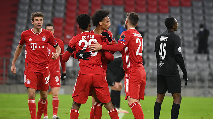 Der FC Bayern gewinnt mit 3:1 gegen RB Salzburg.