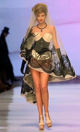 So sexy ist die neue Gaultier-Kollektion: Auf dem Laufsteg in Kolumbien präsentierten die Models wenig Stoff und ganz viel Haut - die Bilder der Exposhow in Cali.