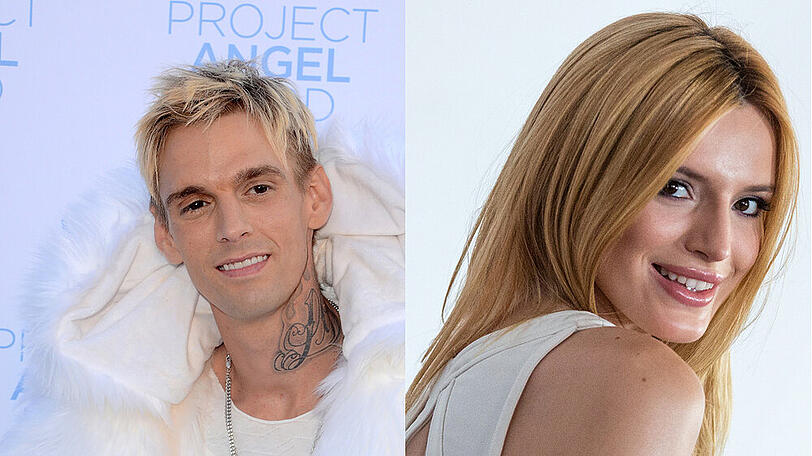 Aaron Carter und Bella Thorne brechen im Netz Tabus.