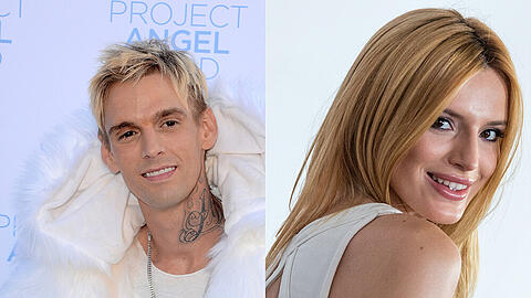 Aaron Carter und Bella Thorne brechen im Netz Tabus.