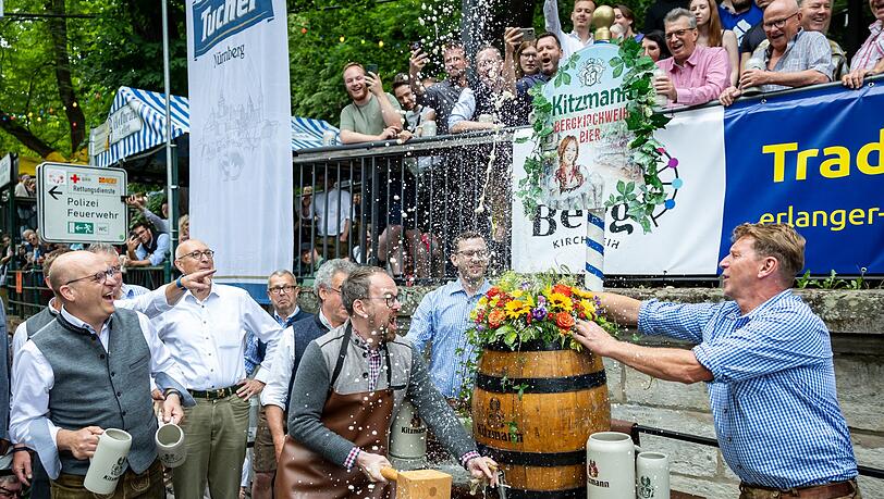Die Erlanger Bergkirchweih ist eröffnet.