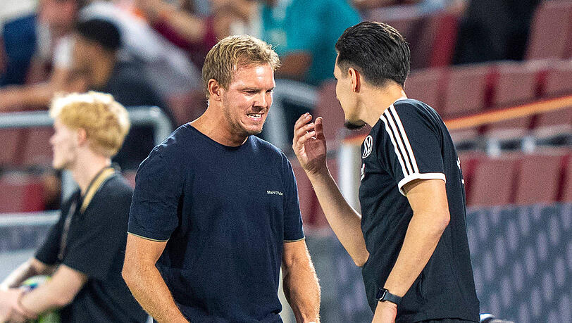 Hat die Krise wohl erstmal überstanden: Bundestrainer Julian Nagelsmann. Hat die Krise wohl erstmal überstanden: Bundestrainer Julian Nagelsmann.