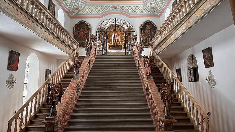 Nach der Sanierung: Die Heilige Stiege in neuem Glanz. Nach der Sanierung: Die Heilige Stiege in neuem Glanz.