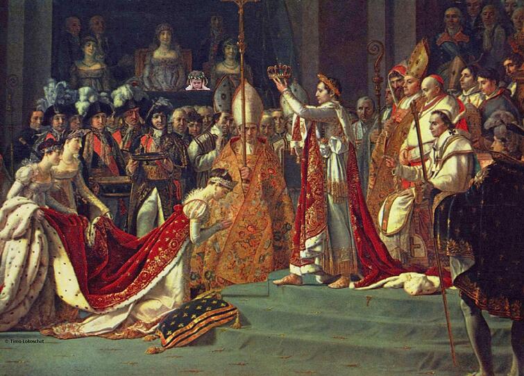 Napoleon krönt sich selber zum Kaiser - und Grace langweilt sich.