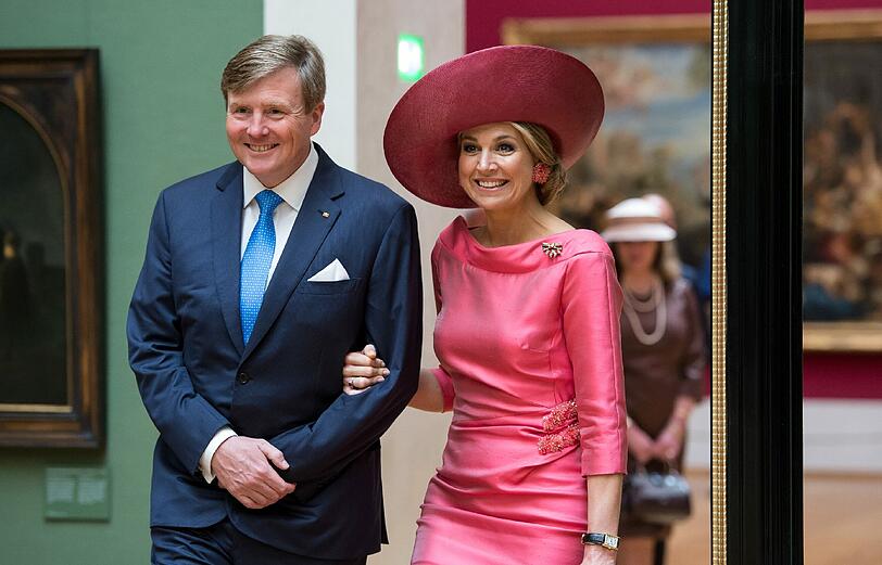 Sehen Sie hier weitere Bilder vom München-Besuch von Maxima und Willem-Alexander.
