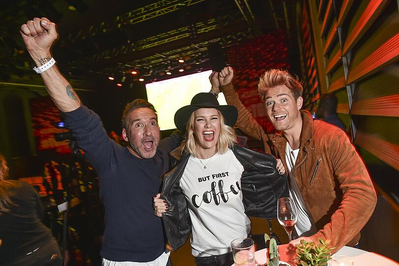 Jochen Bendel, Monica Ivancan und Matthias Bendel