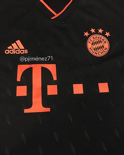 Schwarz und orange - so soll das neue Ausweichtrikot des FC Bayern aussehen.