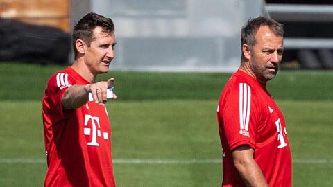 Miroslav Klose bleibt wohl Co-Trainer von Hansi Flick.