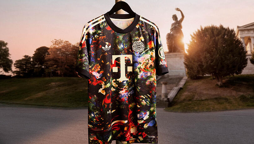 Bunt: Das neue Wiesn-Trikot des FC Bayern.