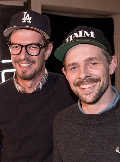 Joko Winterscheid mit seinem Kollegen Klaas Heufer-Umlauf
