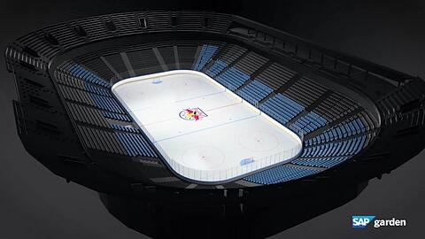 So wird er innendrin aussehen: der SAP Garden, ab Ende 2023 die neue Spielstätte des EHC Red Bull München.