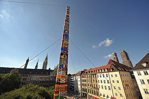 Hoch, höher, der Lego-Turm