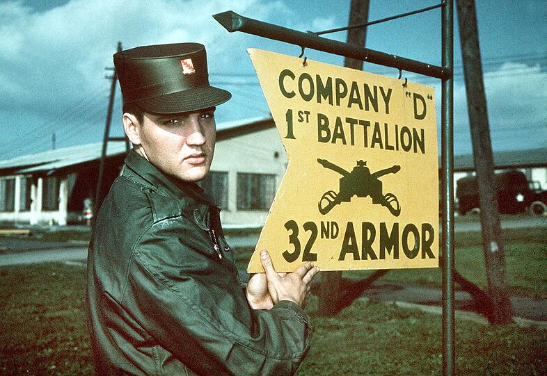 Als GI in Hessen: Presley war 18 Monate in Deutschland stationiert - zwischen 1958 und 1960.