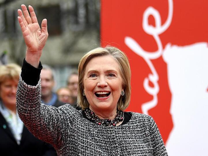 Hillary Clinton ist auf der Berlinale gefeiert worden.