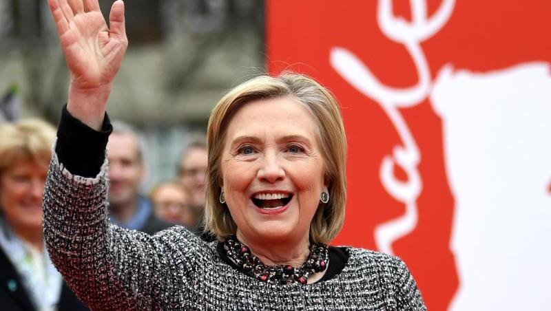 Hillary Clinton ist auf der Berlinale gefeiert worden. Hillary Clinton ist auf der Berlinale gefeiert worden.