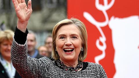 Hillary Clinton ist auf der Berlinale gefeiert worden.