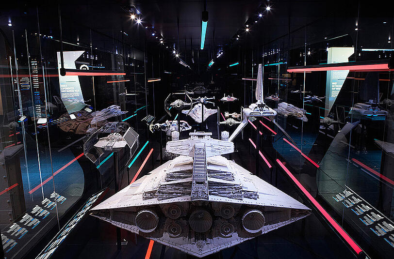 Bilder der "Star Wars Identities"-Ausstellung, die von 14. Mai bis 17. Oktober in München stattfindet.