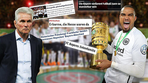 Frankfurts Sensation und Bayerns Enttäuschung: Die Pressestimmen nach dem DFB-Pokalfinale.