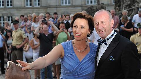 Bilder aus glücklicheren Tagen: Christine und Hubert Haderthauer 2012 in Bayreuth.