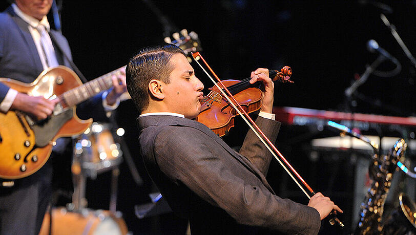 Jazzgeiger Sandro Roy. Jazzgeiger Sandro Roy.