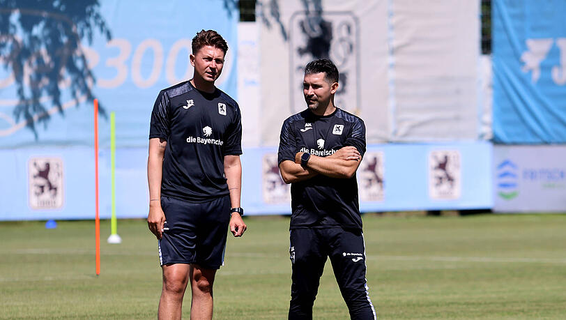 Alper Kayabunar leitete zusammen mit Vincent Saller das Training