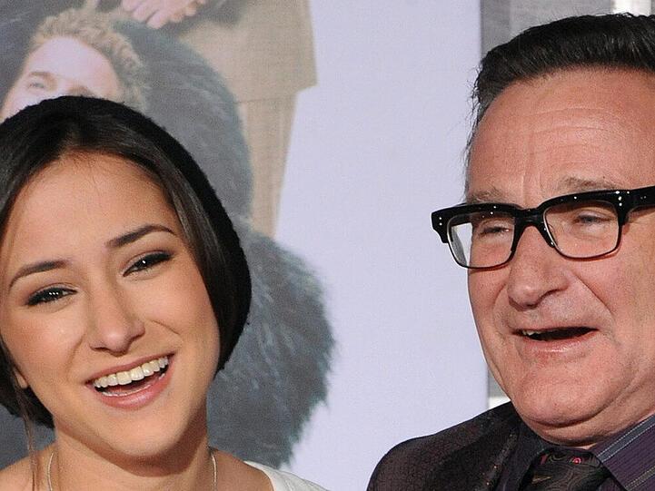 Zelda und Robin Williams zu dessen Lebzeiten